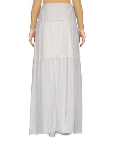 Shop See By Chloé Long Skirts In Ivory