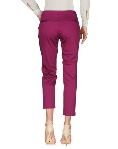 Shop Etro Casual Pants In Fuchsia