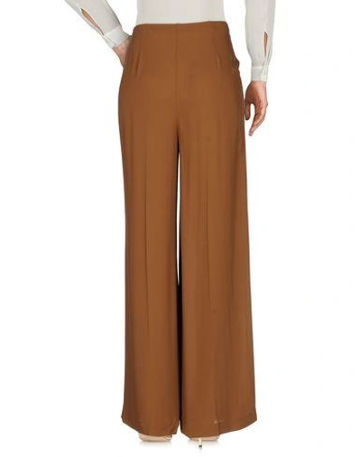 Shop Theory Woman Pants Brown Size 12 Silk
