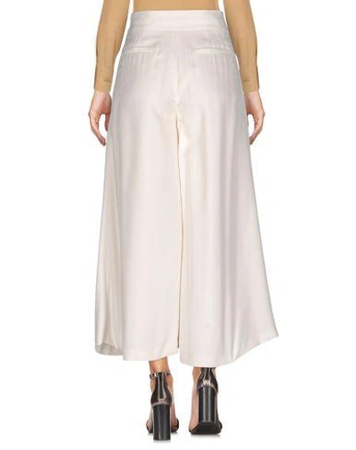 Shop Valentino Casual Pants In Ivory
