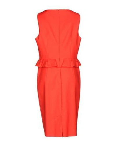 Shop Boutique Moschino Knee-length Dress In Red