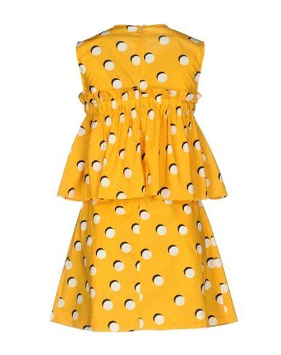 Shop Ainea Short Dress In Yellow