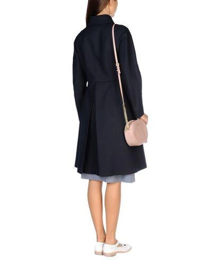 Shop Jil Sander Full-length Jacket In Dark Blue