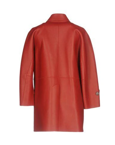 Shop Dsquared2 Full-length Jacket In Red