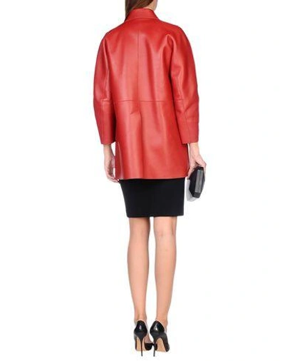 Shop Dsquared2 Full-length Jacket In Red