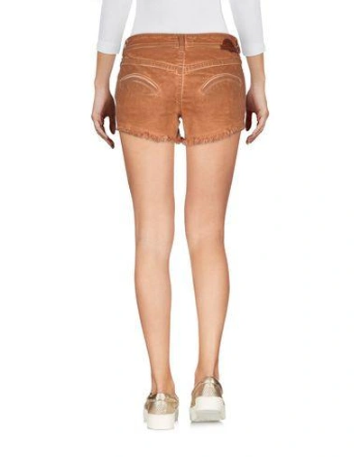 Shop Just Cavalli Denim Shorts In Brown