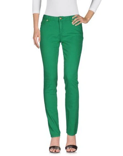 Shop Michael Michael Kors Jeans In Green