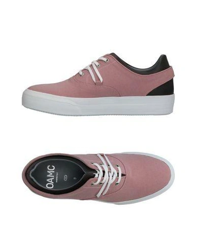 Shop Oamc Sneakers In Pastel Pink