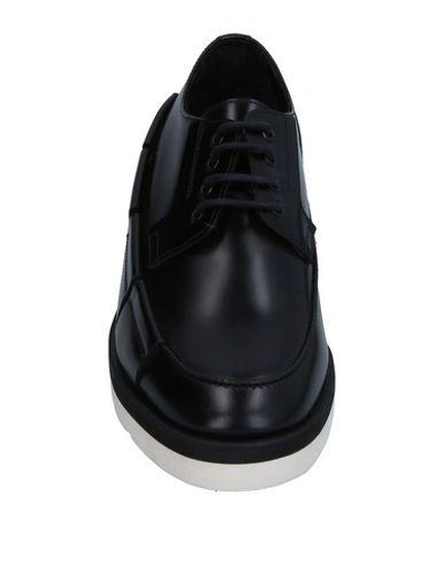 Shop Oamc Lace-up Shoes In Black
