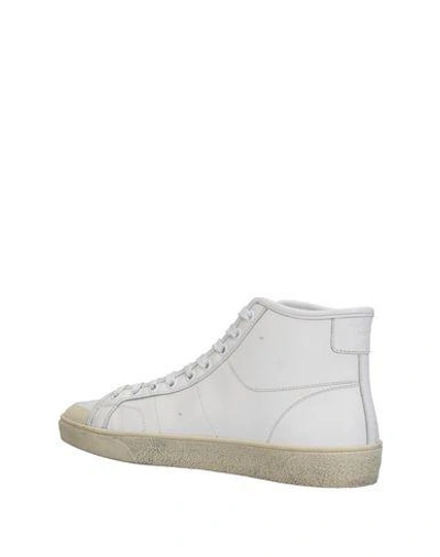 Shop Saint Laurent Sneakers In White