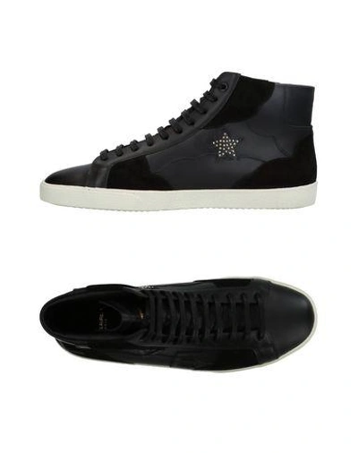 Shop Saint Laurent Sneakers In Black