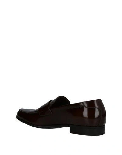 Shop Prada Loafers In Brown