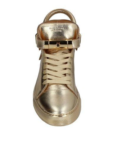 Shop Buscemi Trainers In Gold