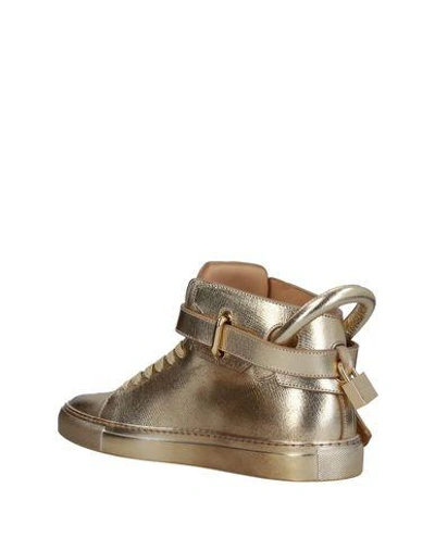 Shop Buscemi Trainers In Gold