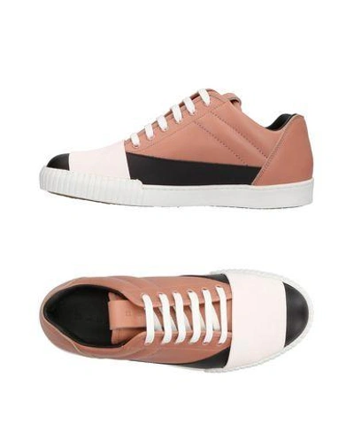 Shop Marni Sneakers In Pale Pink