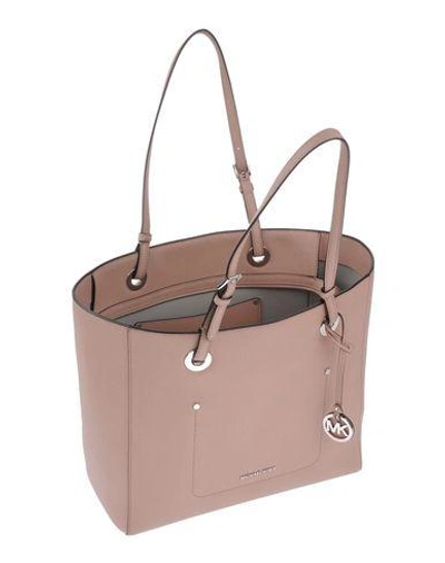 Shop Michael Michael Kors Handbag In Pale Pink