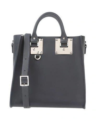 Shop Sophie Hulme Handbag In Black