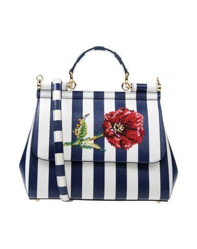 Shop Dolce & Gabbana Handbag In Dark Blue