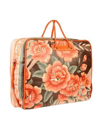 Shop Balenciaga Travel Duffel Bags In Orange