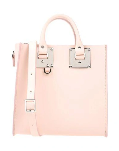 Shop Sophie Hulme Handbag In Light Pink