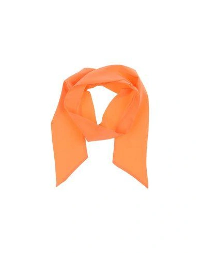 Shop Michael Kors Scarves In Orange