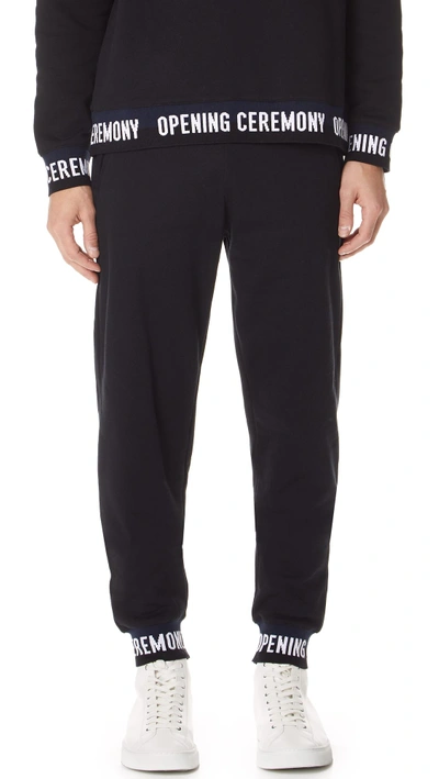 Shop Opening Ceremony Elastic Logo Sweatpants In Red