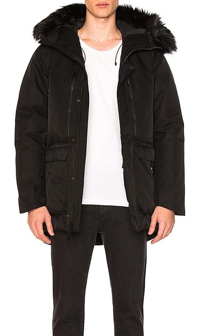The North Face Cryos Expedition Gtx Parka With Faux Fur Trim In Tnf Black |  ModeSens