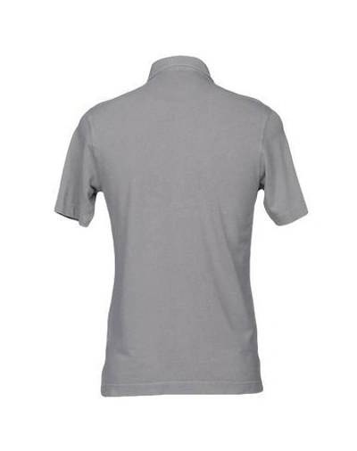 Shop Drumohr Man Polo Shirt Dove Grey Size Xxl Cotton