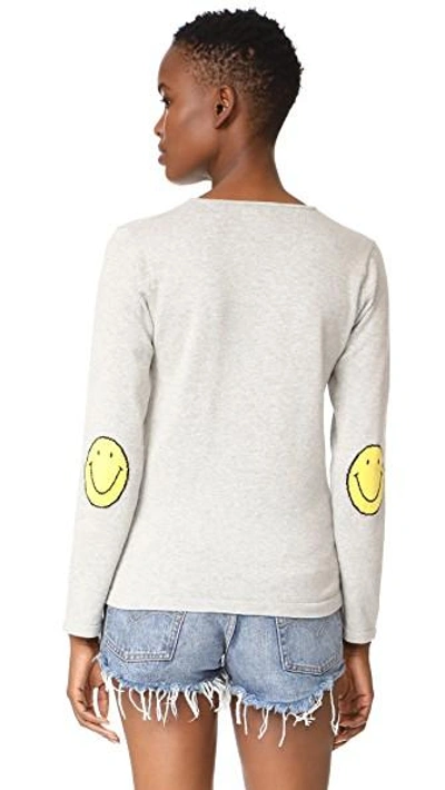 Shop One By Smile Sweater In Heather Grey