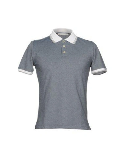 Shop Peuterey Polo Shirt In Dark Blue