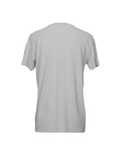 Shop Drumohr T-shirts In Light Grey