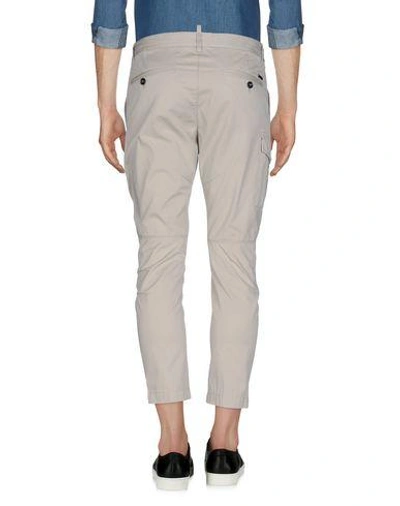 Shop Dsquared2 Pants In Light Grey