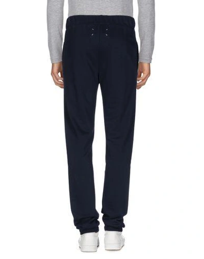 Shop Maison Margiela Casual Pants In Dark Blue