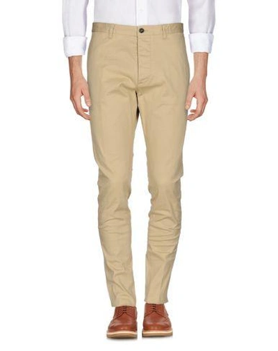 Shop Dsquared2 Casual Pants In Sand