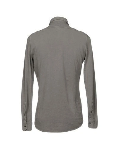 Drumohr Shirts In Grey
