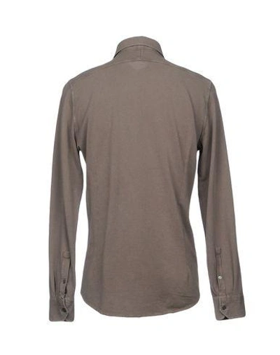 Drumohr Shirts In Beige
