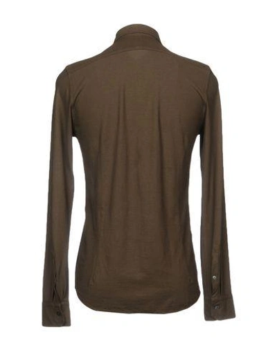 Drumohr Shirts In Beige