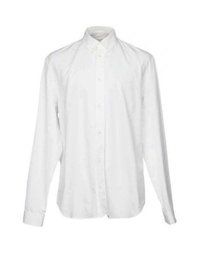 Shop Maison Margiela Solid Color Shirt In White