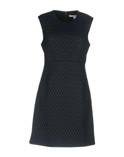 Shop Diane Von Furstenberg Short Dress In Blue