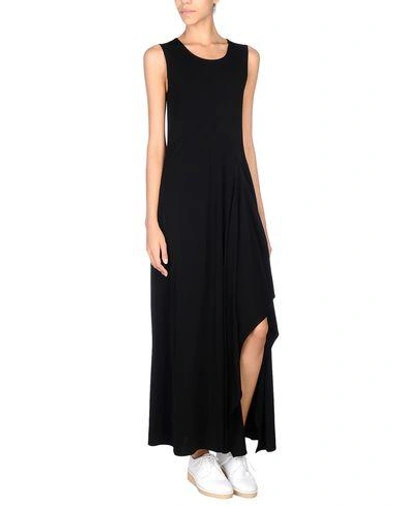 Shop Jil Sander Long Dress In Black