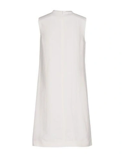 Shop Jil Sander Short Dress In White