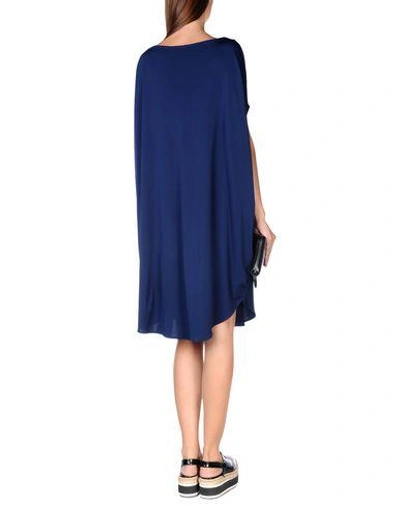 Shop Jil Sander Short Dress In Dark Blue