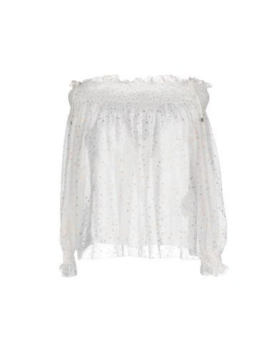 Shop Just Cavalli Blouse In White