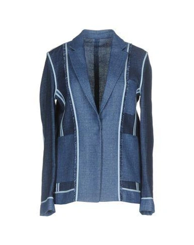 Shop Acne Studios Blazers In Blue