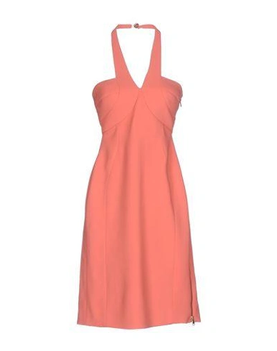 Shop Antonio Berardi Knee-length Dress In Salmon Pink