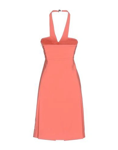 Shop Antonio Berardi Knee-length Dress In Salmon Pink