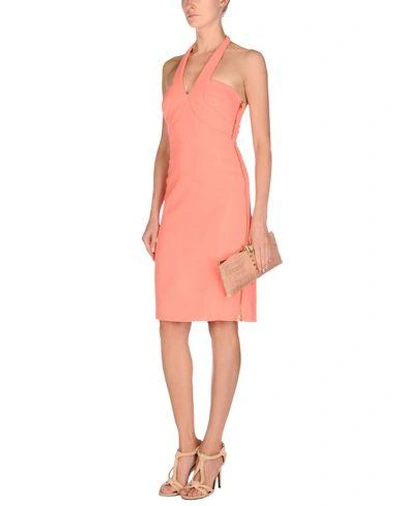 Shop Antonio Berardi Knee-length Dress In Salmon Pink