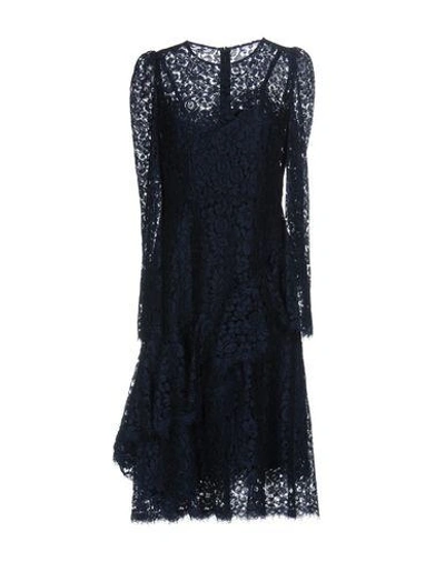 Shop Dolce & Gabbana Evening Dress In Dark Blue
