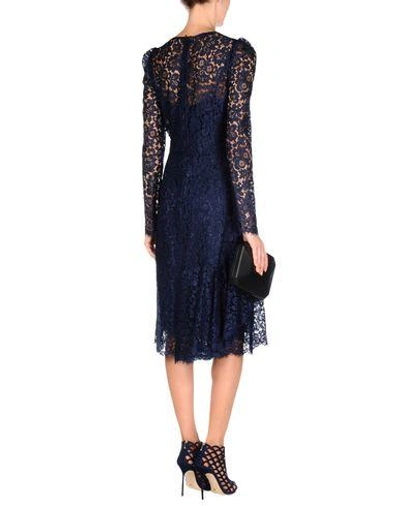 Shop Dolce & Gabbana Evening Dress In Dark Blue