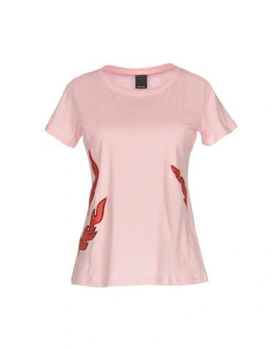 Shop Pinko T-shirts In Pink